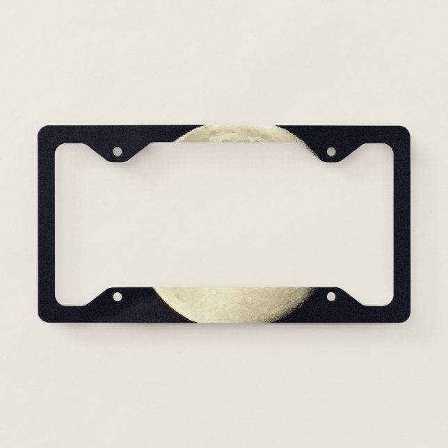 Full moon license plate frame (Front)