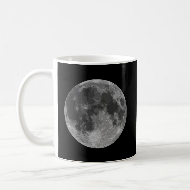Full Moon Luna Coffee Mug (Left)