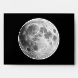 Full Moon Lunar Planet Globe Envelope