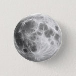 Full Moon Lunar Planet Globe Pinback Button at Zazzle