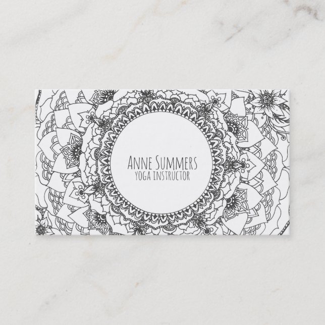 Full Moon Mandala cards (Front)