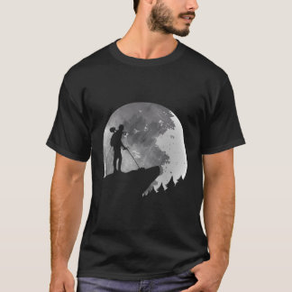 Full Moon Metal Detecting Funny Metal Detectors Me T-Shirt