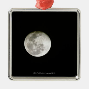 Full Moon Metal Ornament