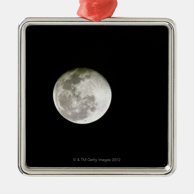 Full Moon Metal Ornament (Front)