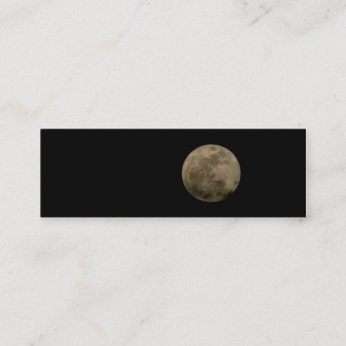 Full Moon Mini Bookmark Business Card