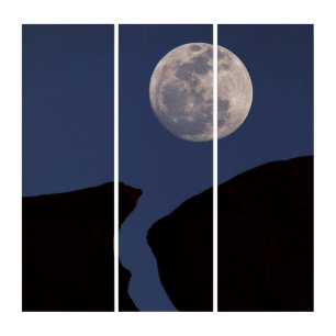 Full Moon Monument Valley, Arizona Triptych