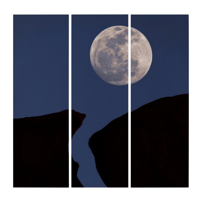Full Moon | Monument Valley, Arizona Triptych (Front)