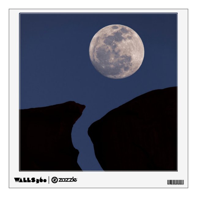 Full Moon | Monument Valley, Arizona Wall Decal (Front)