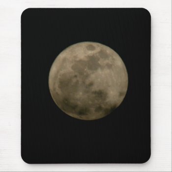Full Moon Mousepad by lynnsphotos at Zazzle