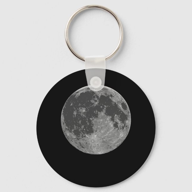Full Moon Nature Keychain (Front)