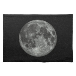 Full Moon Night Cloth Placemat