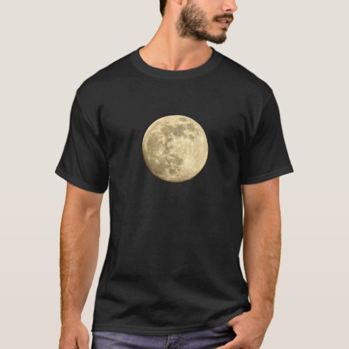 Full Moon Night Sky The Moon T_Shirt