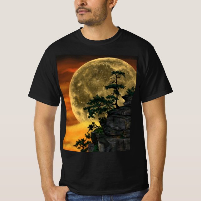 Full Moon Night T-Shirt (Front)