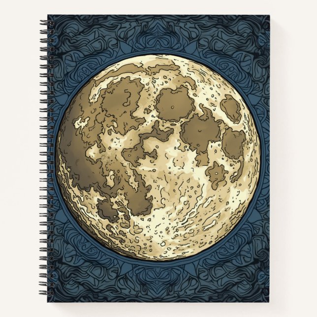 Full moon  notebook (Front)