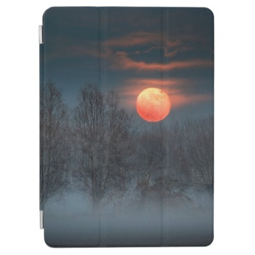 Full Moon  November in Scalenghe Italy iPad Air Cover