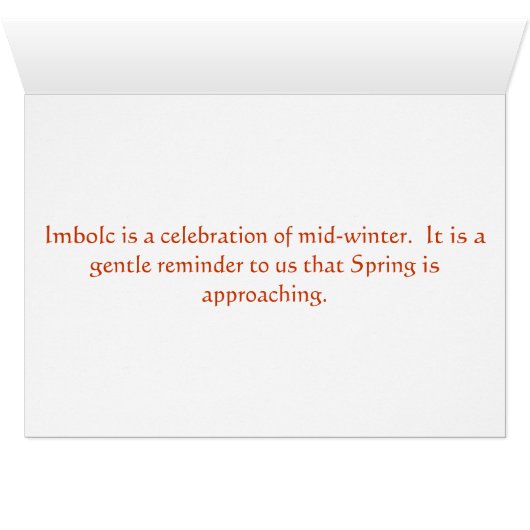 Full Moon of Imbolc (Inside Horizontal (Bottom))