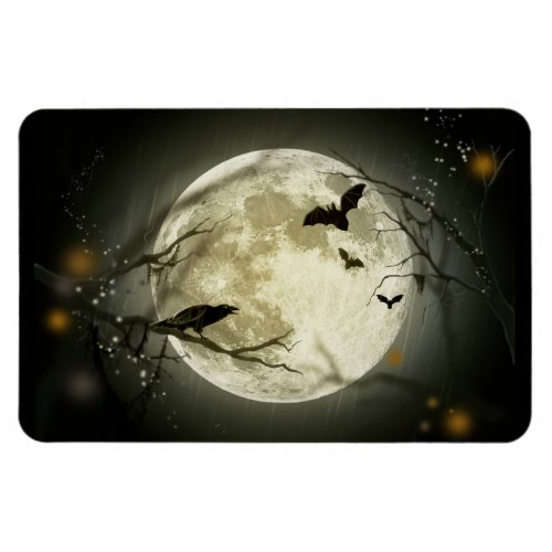 Full Moon on Halloween Magnet