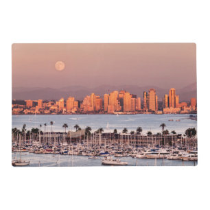 Full Moon over San Diego Placemat