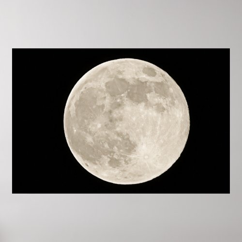 Full Moon over the Florida Keys Poster