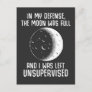 Full Moon Pagan Witch Wiccan Quote Postcard