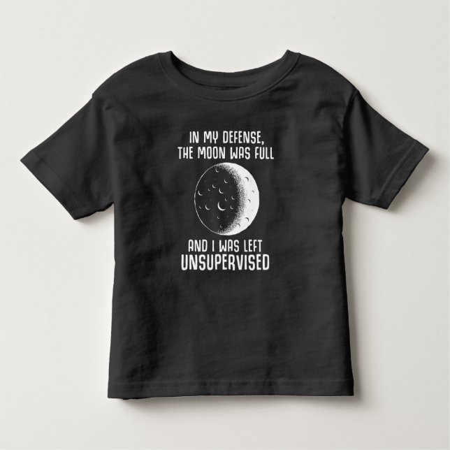 Full Moon Pagan Witch Wiccan Quote Toddler T-shirt (Front)