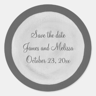 Full Moon Painting Save the date wedding stickers