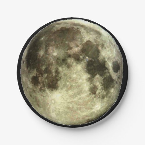 Full Moon Paper Plates