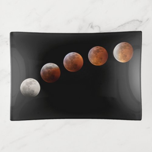 Full Moon Phases Total Lunar Eclipse  Colorado Trinket Tray