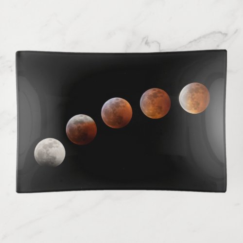 Full Moon Phases Total Lunar Eclipse  Colorado Trinket Tray