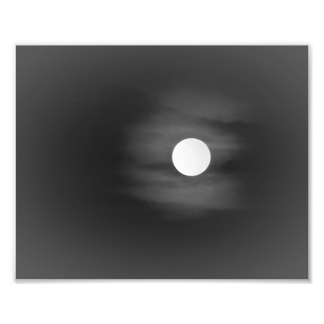 Full Moon Photo Print (Front)