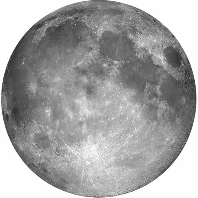 Full Moon Photo Sculpture (Front)