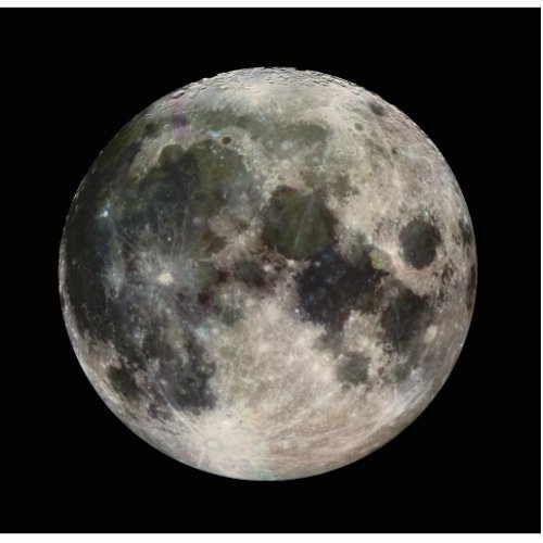 Full Moon Photograph Galileo Cutout