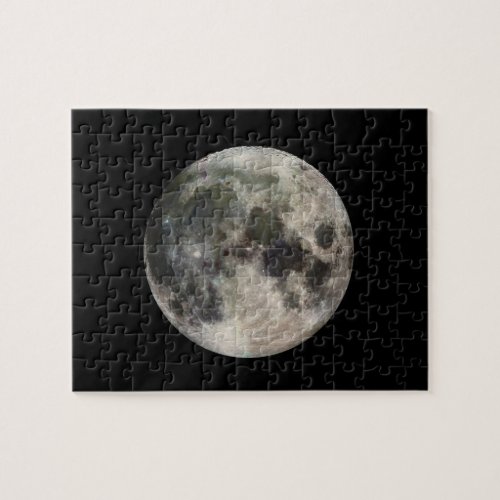 Full Moon Photograph Galileo Jigsaw Puzzle