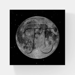 Full Moon Pi Day Fun Paperweight