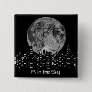 Full Moon Pi In The Sky Button