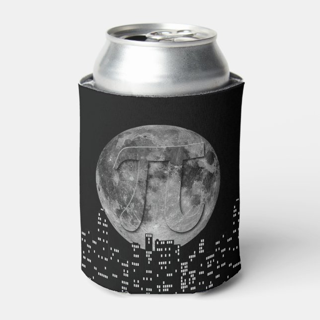 Full Moon Pi In The Sky Can Cooler (Can Front)