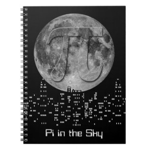 Full Moon Pi In The Sky Notebook