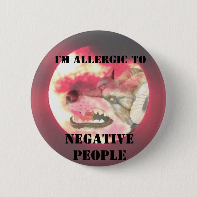 Full moon_ pinback button (Front)