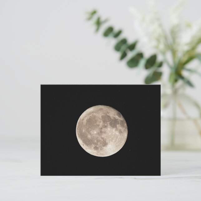 Full Moon Postcard (Standing Front)
