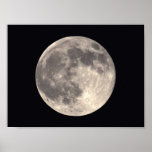 Full Moon Poster at Zazzle