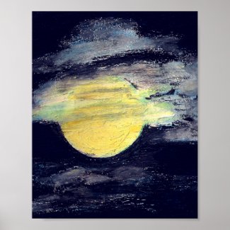 Full moon poster