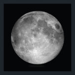 Full Moon Poster Print<br><div class="desc">High resolution Full Moon Photo from Robsastrophotography</div>