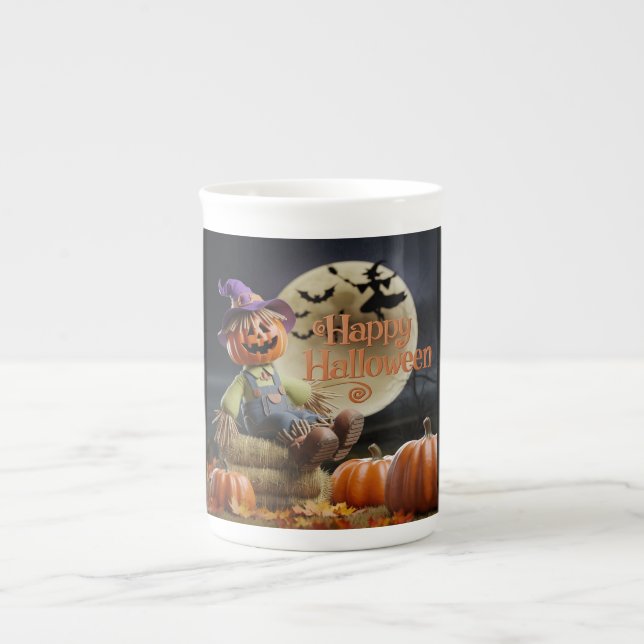Full Moon Pumpkin Mug (Front)