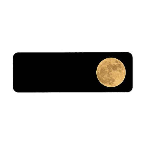 Full Moon Return Address Labels