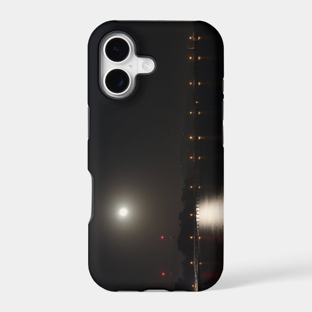 Full Moon Rise Iphone Case (Back)