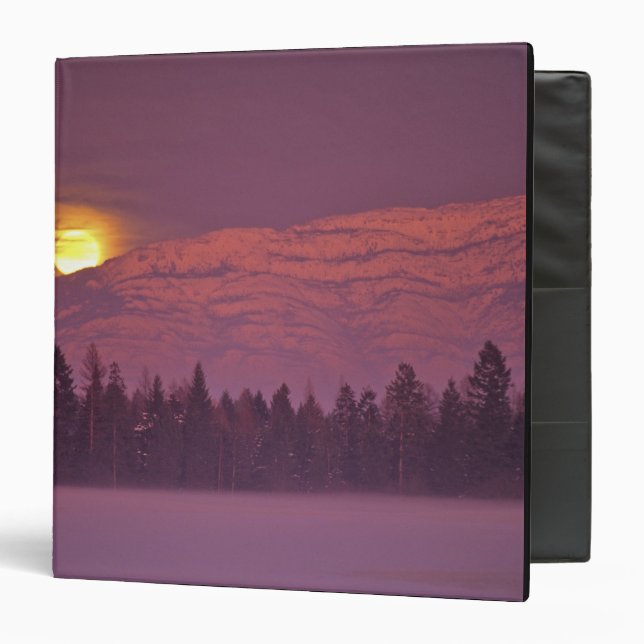 Full moon rises over Teakettle Mountain during Binder (Front/Inside)
