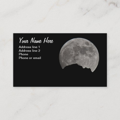 FULL MOON RISING #1 BUSINESS CARD