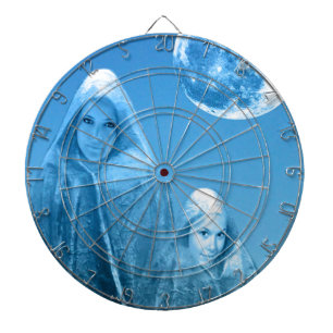 Full Moon Rising Dartboard