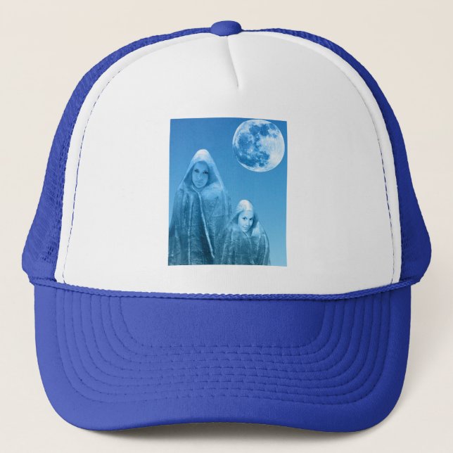 Full Moon Rising Trucker Hat (Front)