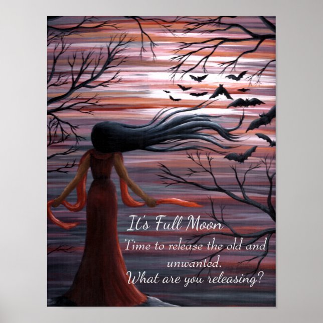 Full Moon Ritual Poster (Front)